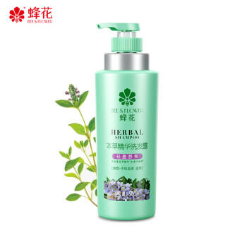 蜂花 本草精华洗发水柔顺去油清爽头皮男女士洗发露500ml 商品图4