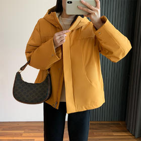 M家同款滑雪服！90白鹅绒防风防水冲锋衣高保暖加厚羽绒服女款！