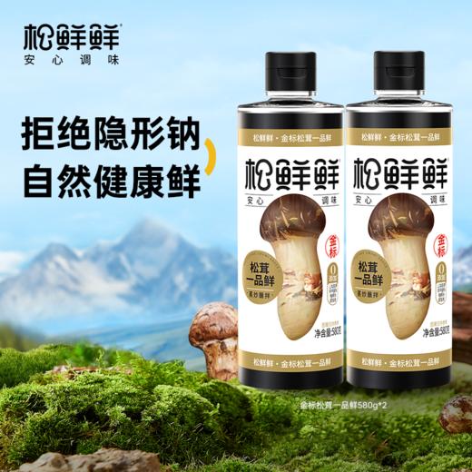 松鲜鲜-金标松茸一品鲜580g*2瓶 商品图0