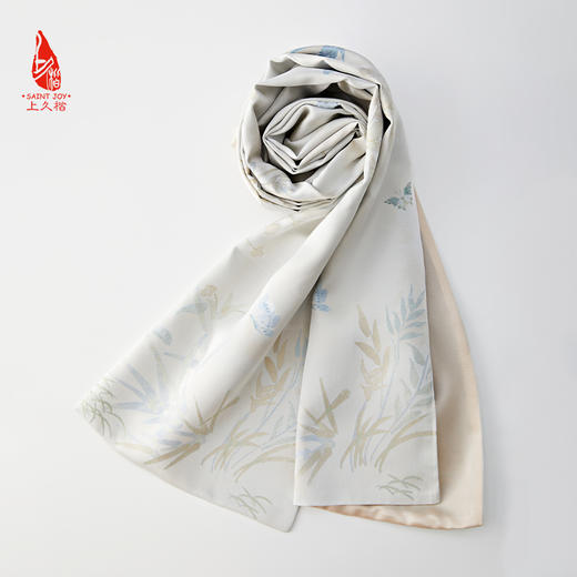 SAINTJOY/宋锦双面长巾  凤蝶踏春  SCS23015 商品图0