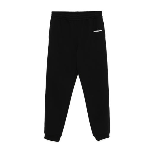BURBERRY 巴宝莉 男士字母徽标印花棉质休闲运动裤 黑色 8096360 A1189 商品图0