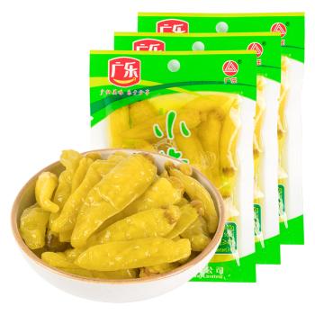 广乐小米辣野山椒泡椒凤爪原料100g*3 /粮油调味 /调味品 /榨菜/酱腌菜 商品图2