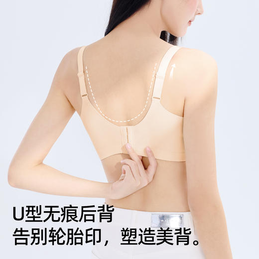 【双重提拉 聚拢防下垂】熳洁儿 小胸蕾丝性感调整内衣女无钢圈上托侧收副乳文胸24261537 商品图7