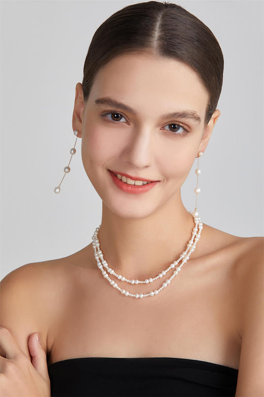 pearl moments珍刻  流光 长项链 商品图5