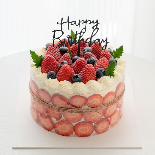 草莓蛋糕  莓满幸福 乳脂奶油 商品图0