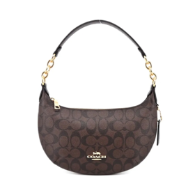 COACH 深棕色女士单肩包 CE620IMAA8