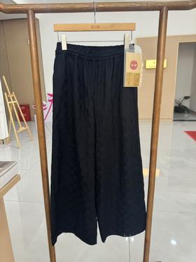 【线上专属】阔腿裤（24709699-玄色-结缘款）