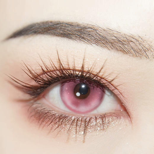 illusionDuck旗下 · 次元倒计时&时空隧道&粉色像素&粉绒绒｜ 14.5mm白狮参考着色大直径  半年抛美瞳  2片 商品图6