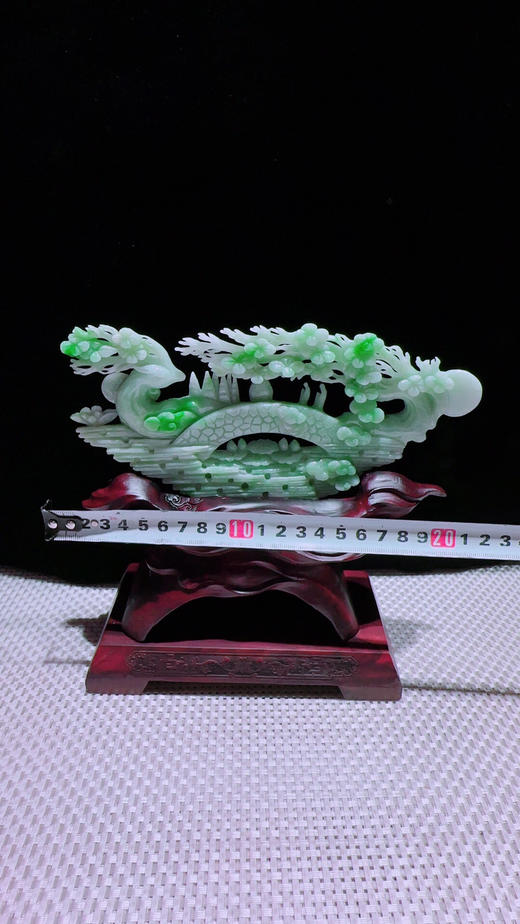 620712翡翠摆件【鹿鸣蝉音】 商品图1
