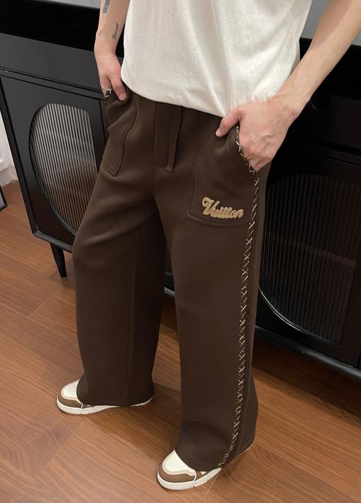 驴家 超洋气的👍段染线缝边外套➕微阔腿长裤（JN） 商品图0