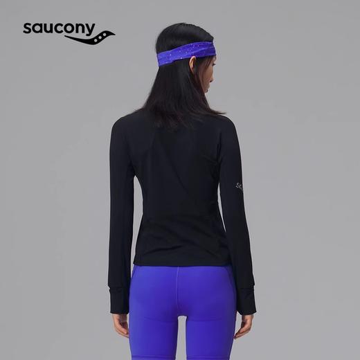 Saucony索康尼 女款亲肤柔软舒适保暖百搭半开长T 商品图1