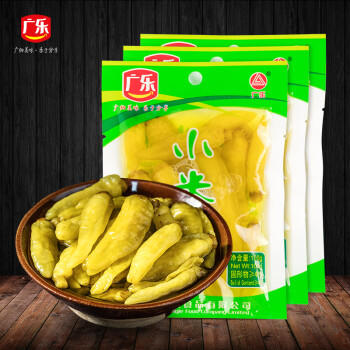 广乐小米辣野山椒泡椒凤爪原料100g*3 /粮油调味 /调味品 /榨菜/酱腌菜 商品图3