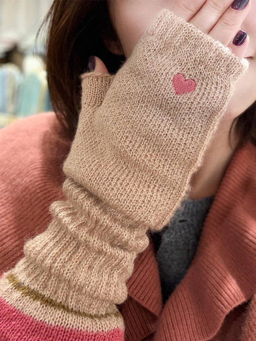 TYNVIE 露指手套 - 粉色 商品图0