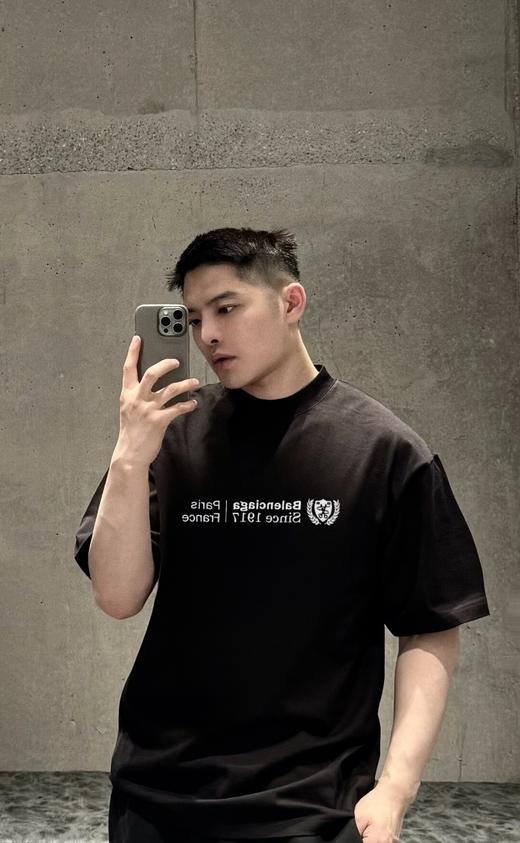 B家 麦穗剪刀绣花圆领短袖（JN） 商品图0