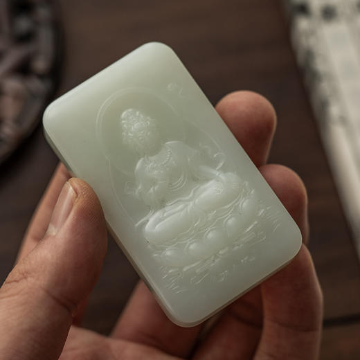 玉雕观音牌 商品图4