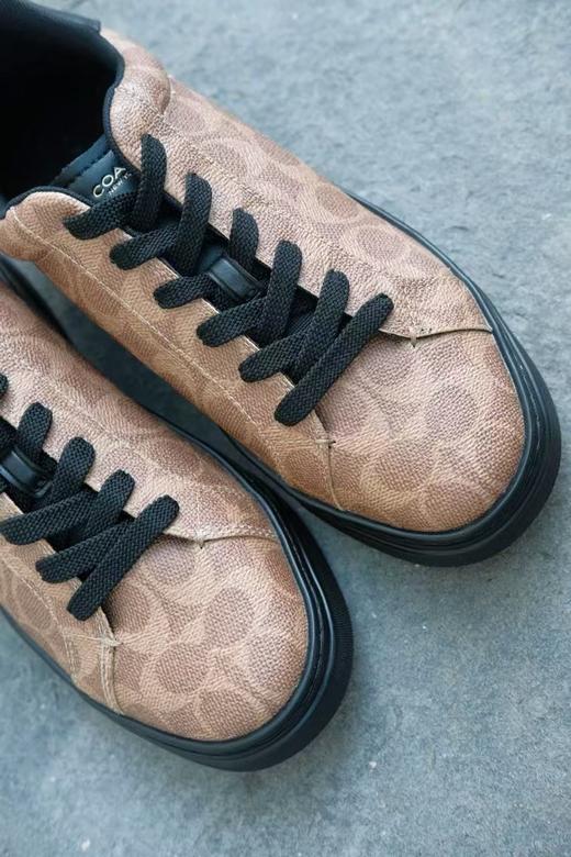 【爆】【9折】1楼COACH蔻驰棕色老花经典标志HIGH LINE运动鞋 吊牌价1100 活动价990 商品图3