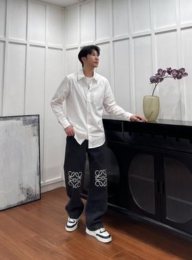 P家 领口金属三角徽标 白衬衣（JN）