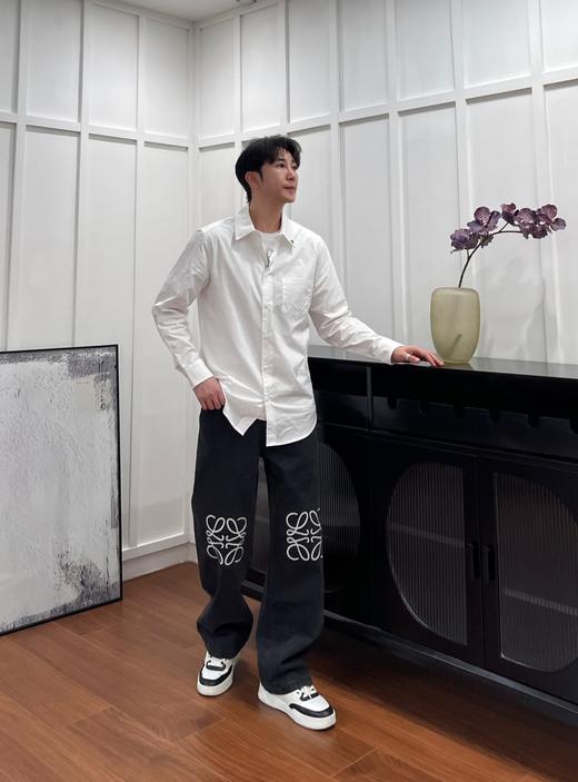 P家 领口金属三角徽标 白衬衣（JN） 商品图0