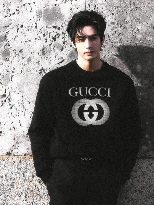 G家 白点G印花圆领卫衣（JN） 商品图0