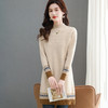 CC-101-92409中长款毛衣女遮屁股洋气上衣秋冬2024新款冬季厚款内搭针织打底衫 商品缩略图2