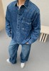 D家 秋冬新款牛仔衬衫外套➕牛仔裤套装（JN） 商品缩略图0