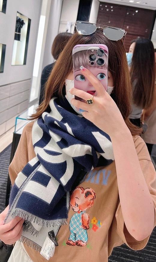 香奶奶双层色织围巾（TL） 商品图1