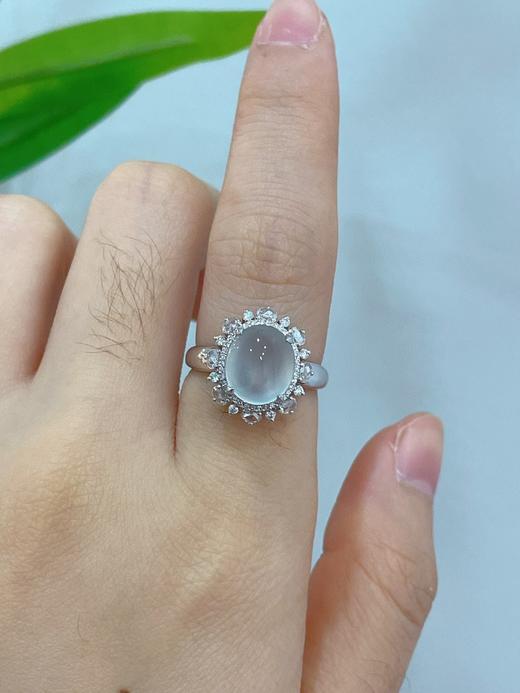 蛋面翡翠戒指 商品图3