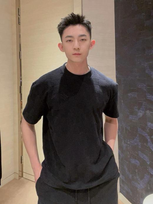 驴家 毛巾格圆领短袖➕短裤（JN） 商品图1