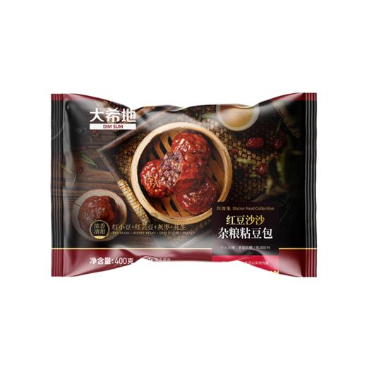 大希地 珍馐集 红豆沙沙杂粮粘豆包400g*3 商品图2