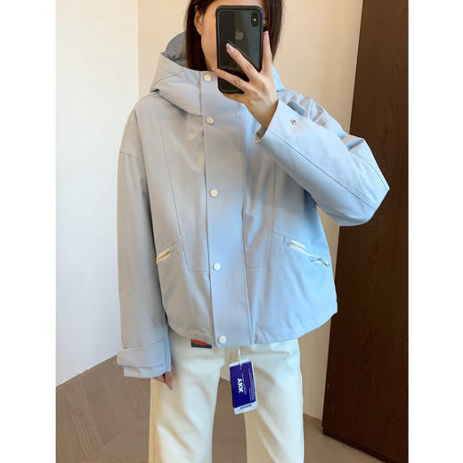 三星90%白鹅绒 挺括有型三防连帽户外鹅绒服羽绒服24秋冬！ 商品图0