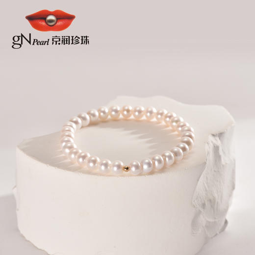 【品牌优选】【新中式·国潮风】京润珍珠 盼愿/小财星/小金豆  淡水珍珠手链 商品图13