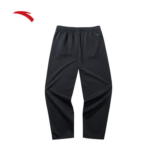 安踏（ANTA）休闲运动长裤 女2024冬季新款加绒保暖宽松直筒卫裤子162448304 商品图5