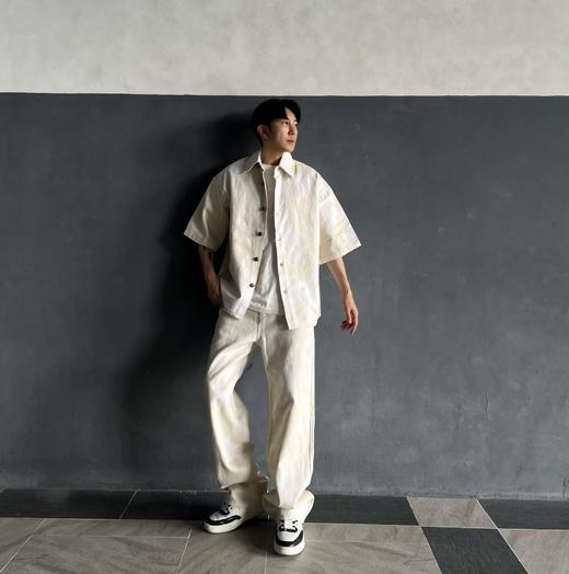 驴家 马赛克牛仔短袖上衣外套➕长裤（JN） 商品图1