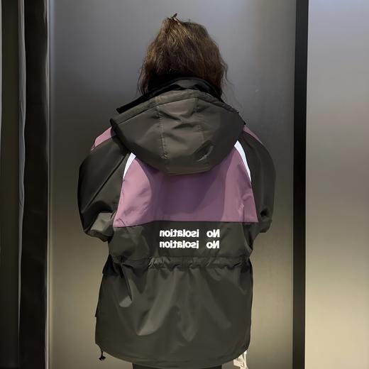 Z撞色连帽大口袋羽绒服 冬季 231504316081 商品图1