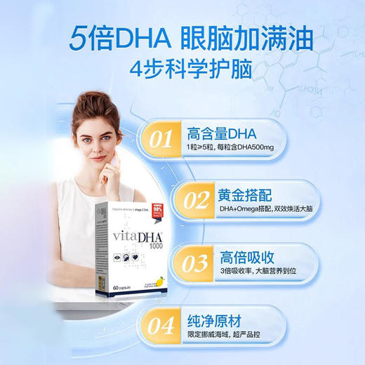 【保税】金凯撒 （omegor）90%纯度王子鱼油 60粒 商品图2