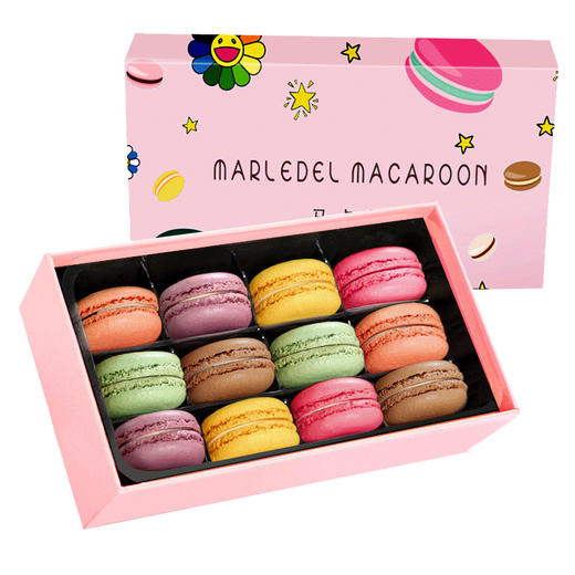 【法式小圆饼❗️马卡龙狂欢节】一口咬下去化到嘴里，甄选品质原料制作，让扁桃仁做外壳，多道制作工艺，清脆外壳一触即碎，早餐代餐下午茶休闲小吃食品，新年年货送礼佳品L 商品图6