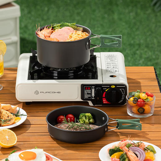 TYPURCGHE  PU-HGJ01-02    便携露营炊具组合 （附 汤锅+煎锅）【鲜享2.0】 商品图3