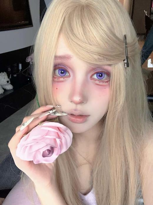 woolilens 日抛美瞳 好运疯子 直径14.2mm cos (两片装) 商品图3