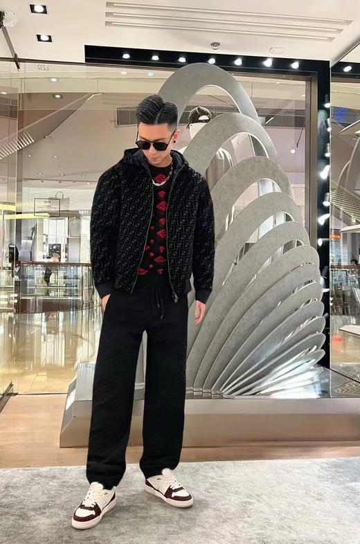 F家 立体全副重工植绒满印外套（JN） 商品图3