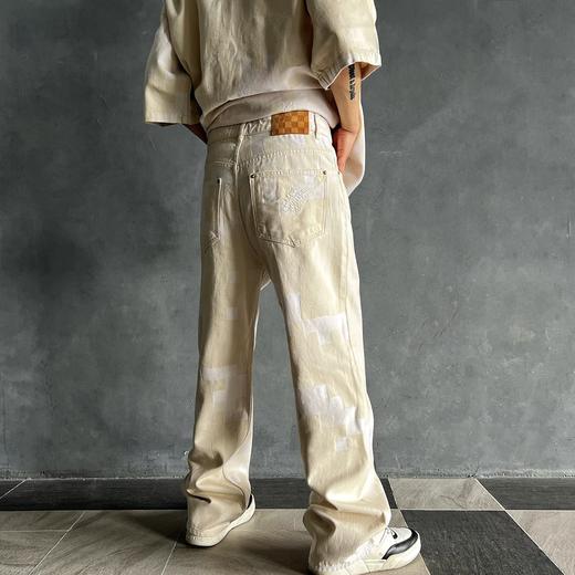 驴家 马赛克牛仔短袖上衣外套➕长裤（JN） 商品图2