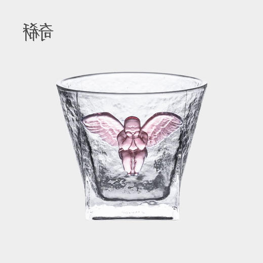 稀奇艺术《挚友五只装》威士忌玻璃天使酒杯送朋友纪念礼物 商品图2