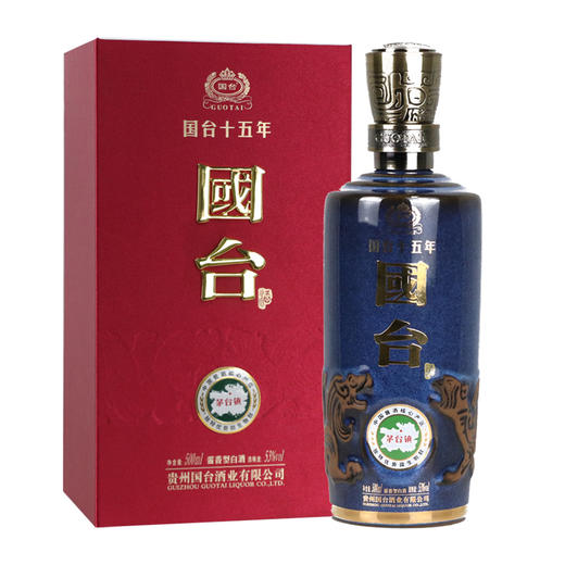 【2021年】贵州国台15年 酱香型白酒 500ml（53度） 商品图0