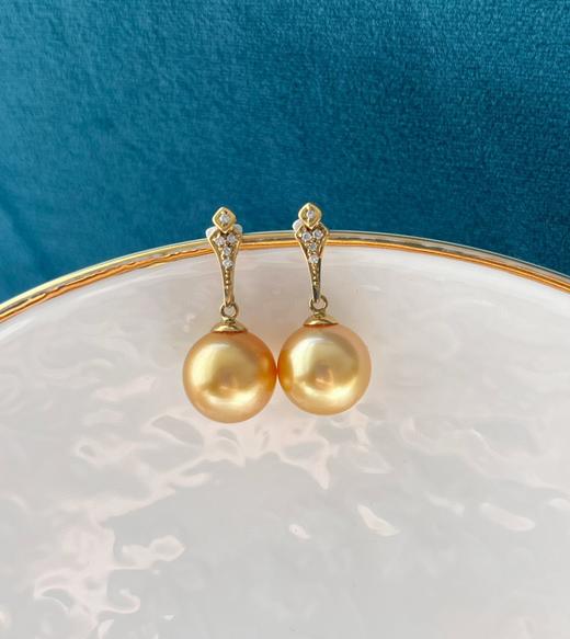 10mm-11mm金珠耳坠 商品图1