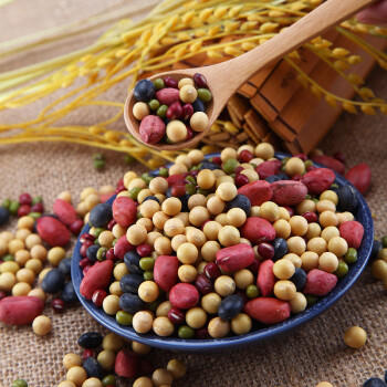 天地粮人甄制天地粮人 有机 豆浆豆2.5斤（黄豆红小豆绿豆黑豆红花生等杂粮 ） /粮油调味 /杂粮 /杂豆类 商品图1