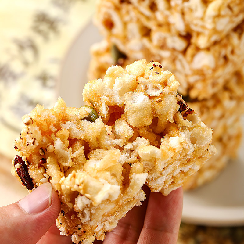 藜麦沙琪玛 2袋/3袋 加入南瓜籽仁等坚果 多元营养 台湾原装进口 SGS检验纯净素 素咖云超纯素食品 传统糕点 地道风味 真材实料 茶点伴侣