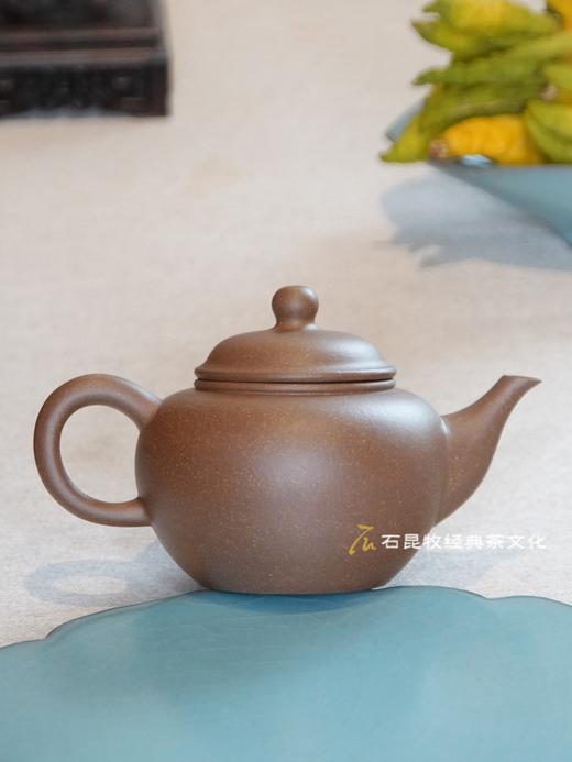 降坡泥·鸽嘴水平壶 柴窑烧造 145毫升 天授款紫砂 商品图1