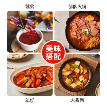清净园韩国进口 淳昌辣椒酱200g 韩式石锅拌饭辣炒年糕部队火锅包饭酱 /粮油调味 /调味品 /西式酱料 商品图4