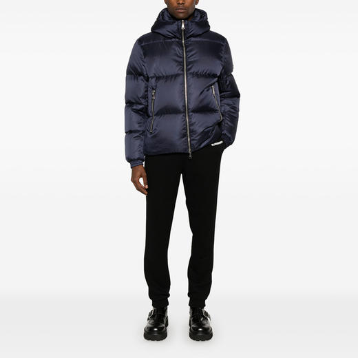 BURBERRY 巴宝莉 男士字母徽标印花棉质休闲运动裤 黑色 8096360 A1189 商品图3