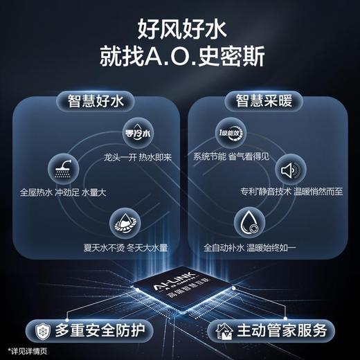 【LL1GBQ33-E11】A.O.史密斯零冷水型全预混冷凝采暖炉 商品图5