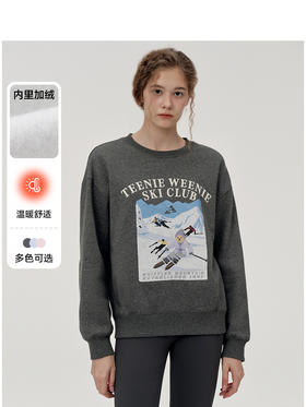Teenie Weenie小熊卡通卫衣女冬季女卫衣TTMA248C39N